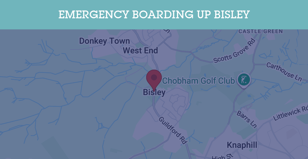 Emergency Boarding Up Services in Bisley - GU24