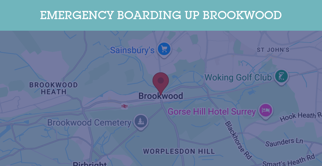 Emergency Boarding Up Services in Brookwood - GU24