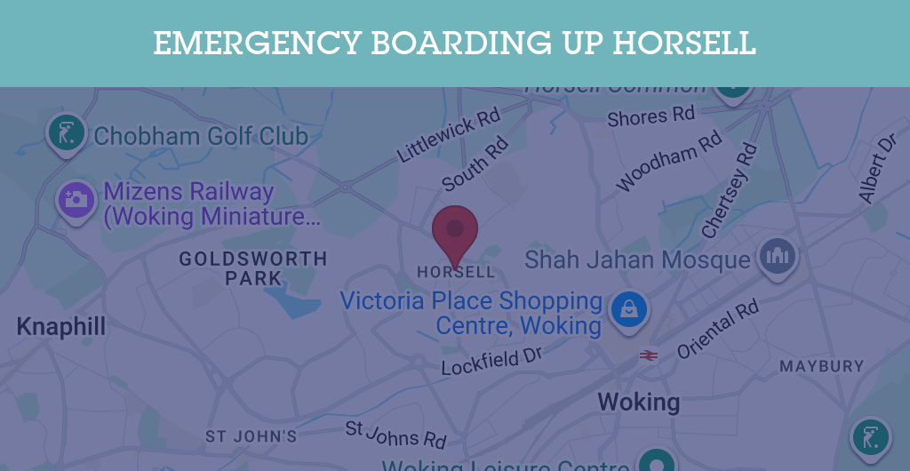 Emergency Boarding Up Services in Horsell - GU21