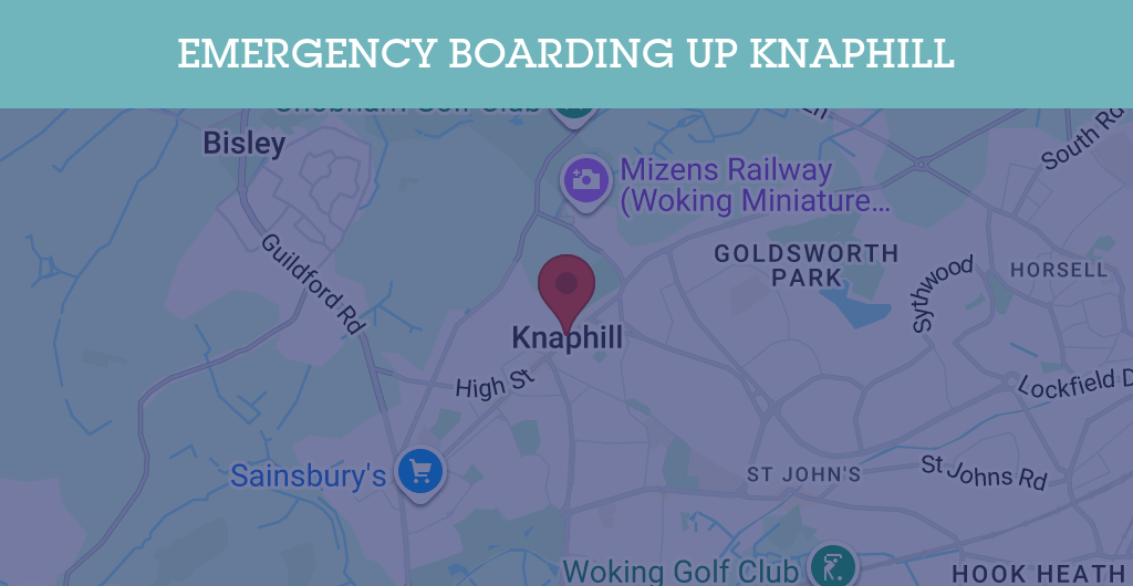 Emergency Boarding Up Services in Knaphill - GU21