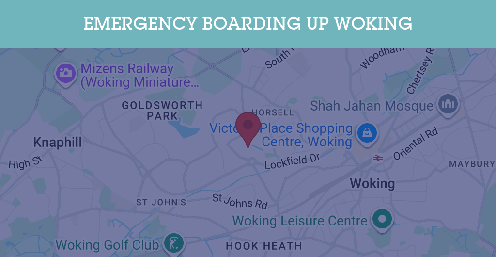 Emergency Boarding Up Services in Woking - GU21