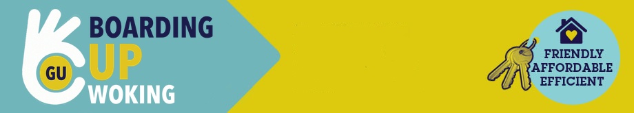 Boarding Up Woking Header Banner