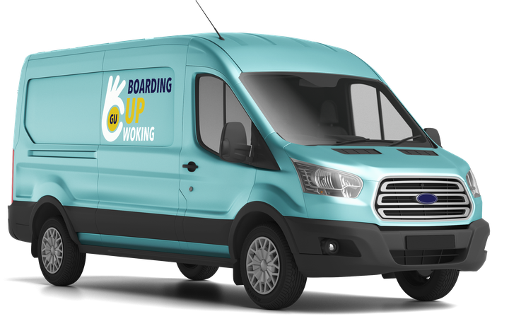 Emergency Boarding Up Woking mobile service van